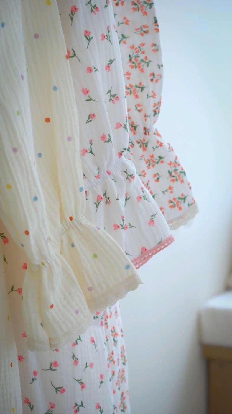 Pyjama floral rose
