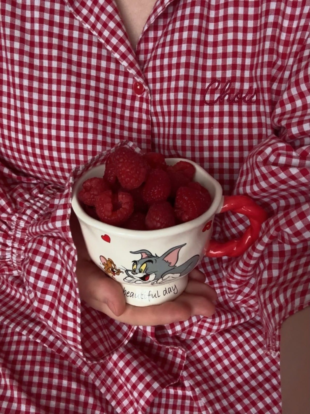 Pyjama vichy femme